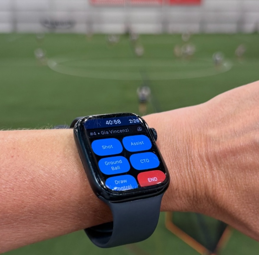 LaxTap Apple Watch Interface